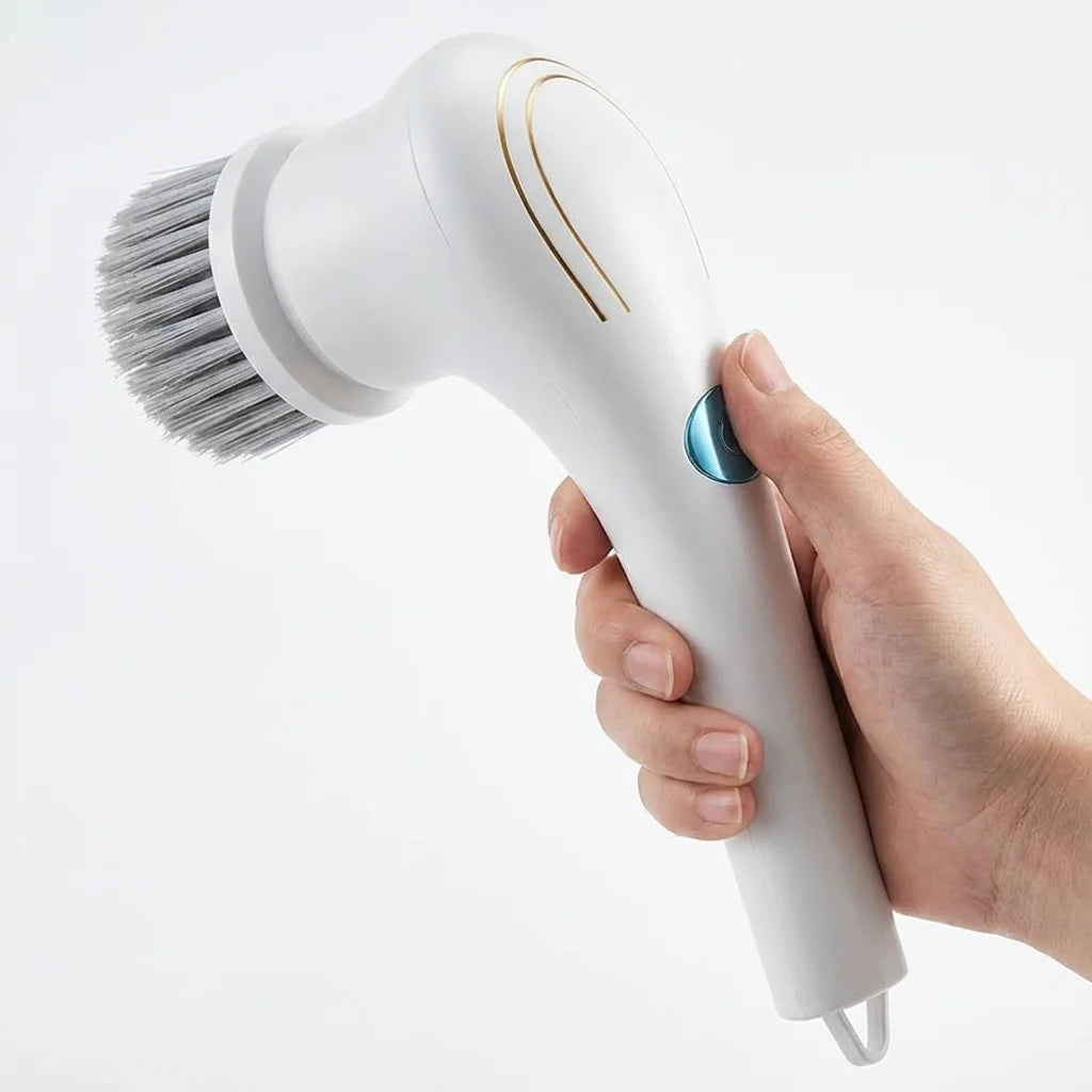 Electric Handheld Cleaning Brush for Kitchen Sink and Shower