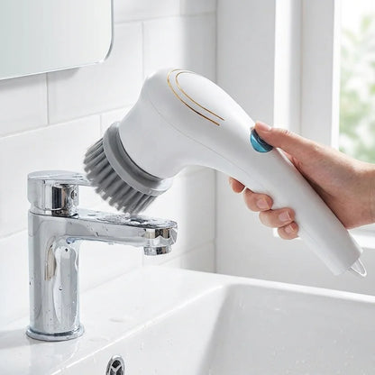 Electric Handheld Cleaning Brush – Kitchen, Sink & Shower Scrubber